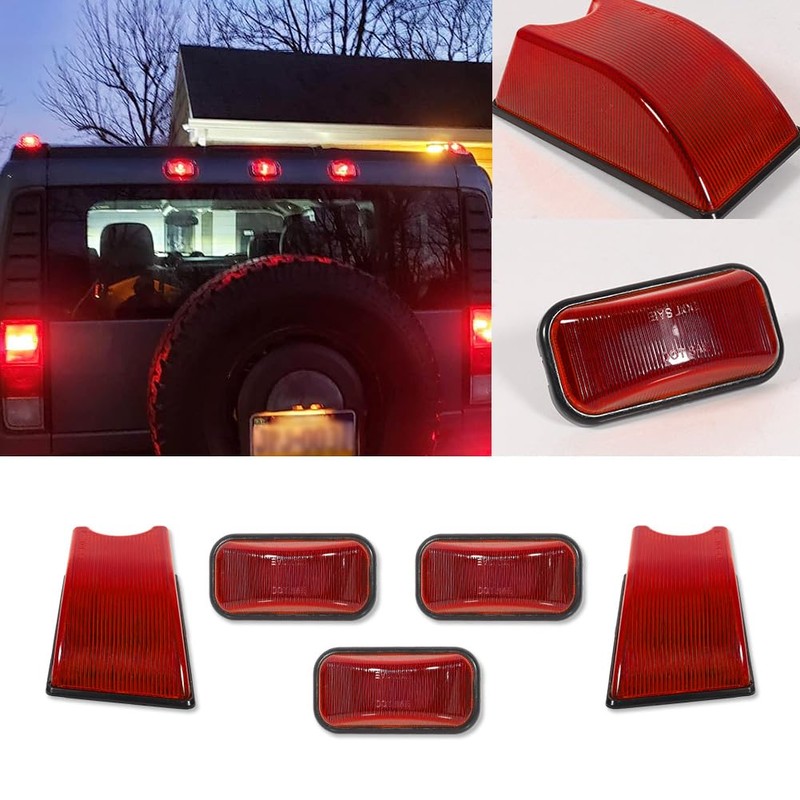 GTINTHEBOX Front Rear Cab Roof light Housing Kit Compatible with