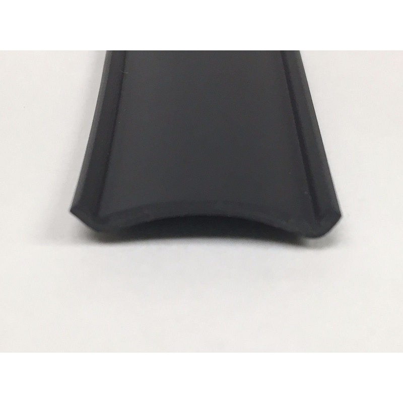 LPC Black RV Capmer Trailer Vinyl 7/8" x 100' Flat