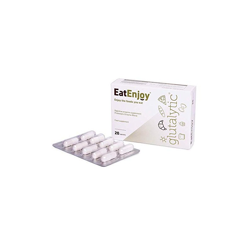 EatEnjoy Glutalytic - Gluten Intolerance Pills, Gluten Tablets, Capsules, Gluten