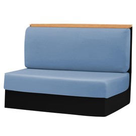 PRITOK Caravan Seat Covers Set of 2: Elastic Camper Cushion Covers for Motorhome Dining Table Bench, High-Quality Cushion with Freshness, Suitable for Trailers and Motorhomes (Blue)