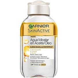 Garnier Skin Naturals Face Agua Micelar Desmaquillante Bifasica con Aceite, 100 ml, Paquete de 1