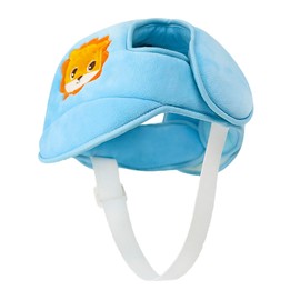 Baby Safety Helmets Toddler Helmet Protective Helmet Adjustable Head Protection Cap Children Anti-Collision Head Protection Hat Soft Breathable Protective Cap for Baby Learning Crawling and Running