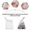 FOMIYES 40pcs Nylon Mesh Soap Pouch, Hanging Handmade Soap Bubbler,