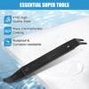 4140 Dual-purpose Steel Pry Bar, Multi-Function Trim Removal Tool for