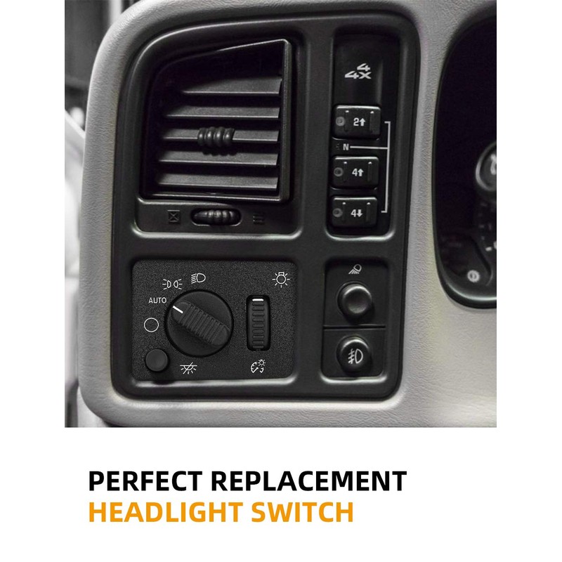 Headlight Switch Compatible with 03-07 Silverado, JoyTutus Sierra Yukon Escalade