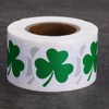 500Pcs St. Patrick's Day Stickers Green Shamrock Clover Stickers Roll
