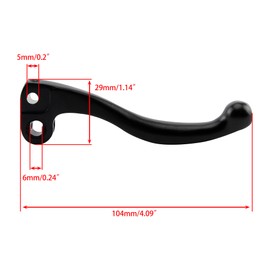 ABCERRSI Surron Brake Lever Clutch Lever Replacement for Sur Ron Light Bee X/S Segway X160 X260 Electric Dirt Bike Ebike-1pcs