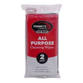 Tommy's Express Interior Detail Kit - Microfiber Cloth, 2X Shop Towels, 2X All-Purpose Wipes, 2X Glass Streak-Free Wipes and 2X Signature Tommy's Clean Car Scent Vent Air Fresheners (9 Piece Set) (1)