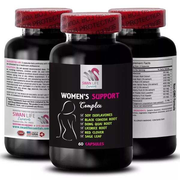 SWAN LIFE ESSENTIALS Phytoestrogens Supplement - WOMEN'S SUPPORT COMPLEX -