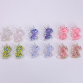 12 Pack Cute Unicorn Squeeze Toys for Kids, Squeeze Stress Ball Squishy Fidget Toys