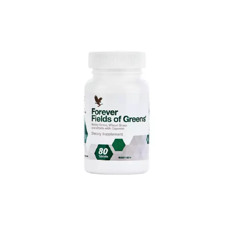 Forever Fields Of Greens (80tablets) Healthy digestion. Kosher/Halal