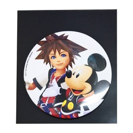 キングダム ハーツ 缶バッチ φ7.5cm ミッキーマウス&ソラ APDS3429