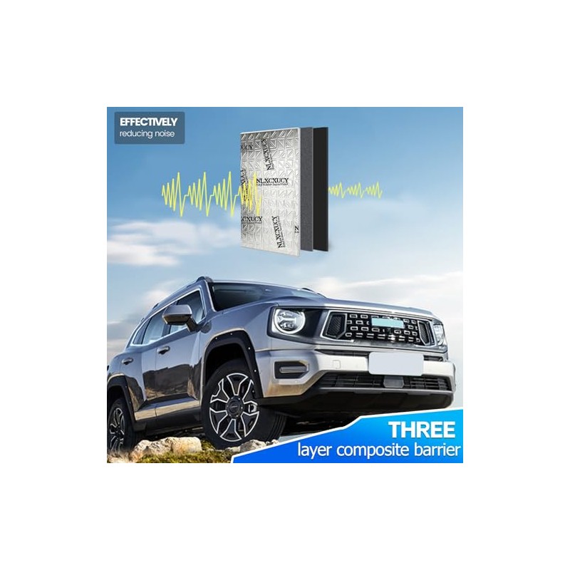 Automotive Sound Deadening Material - 36 sqft Noise Insulation