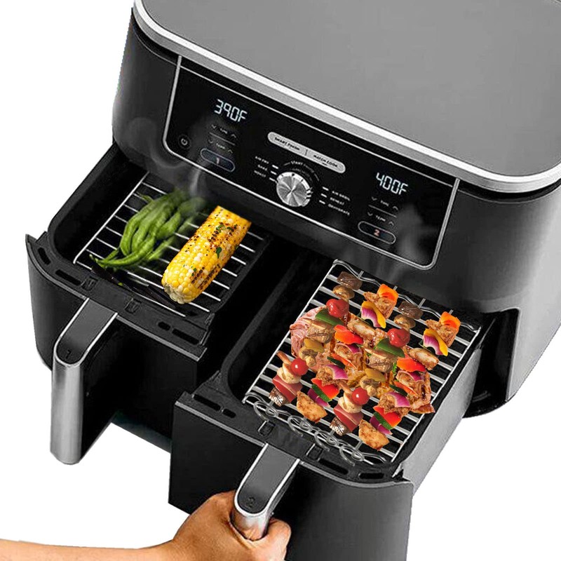 SPARES2GO Grill Shelf Racks compatible with Ninja Foodi AF300 AF400