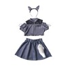 Clear Stone Halloween Toxic Wolf Kids Cosplay, 55.1 inches (140