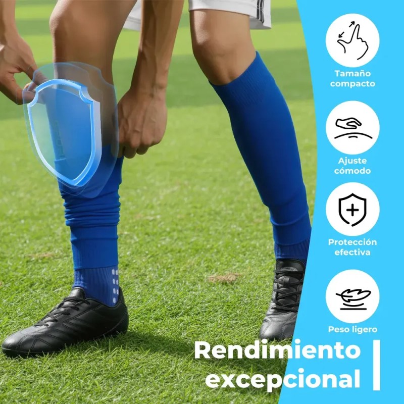 Jasu Calceta Antiderrapantesy Medias Recortadas Para Futbol Azul L