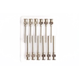 Ivyrise 12 Pack - Dispensing Needle 1" - All Metal, Stainless Steel Blunt Tip Luer Lo...