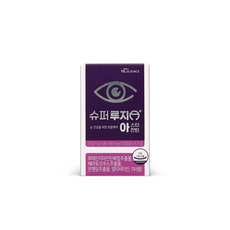 Super Luji Astaxanthin 6-month composition (490mgX30tabletsX6boxes) / 슈퍼 루지 아스타잔틴