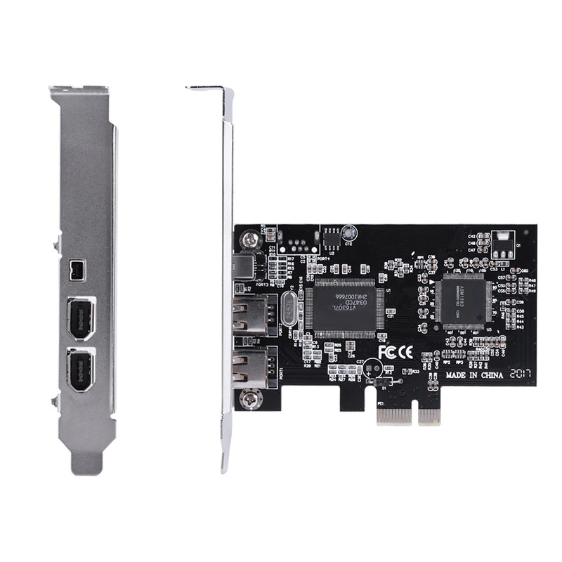 PCI-E PCI Express FireWire 1394a IEEE 1394 Controller Card with
