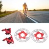 4pcs Disc Brake Kit Aluminium Alloy Disc Brake Calipers Rotor
