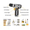 DEKO 126 Pcs Power Tool Combo Kits with 8V Cordless