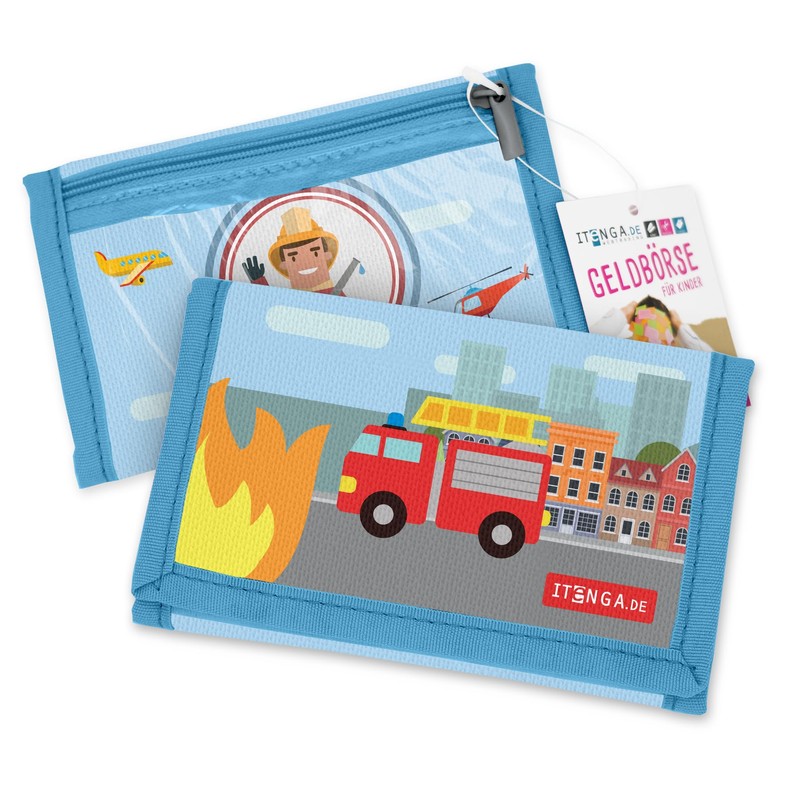itenga Children's Wallet - Wallet and Neck Pouch - with