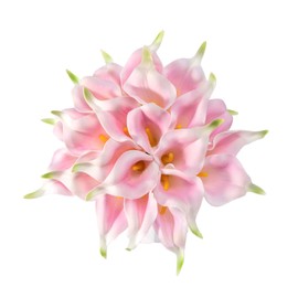 Crafjie 22pcs 13.4 Inch Pink Lataex Real Touch Artificial Calla Lily Flowers, for Home Decor for Spring Flowers, Home Kitchen, Wedding Decorations, and centerpieces.