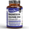Magnesium Calcium Zinc & Vitamin D3 Vegan Supplement, Advanced Immunity