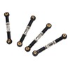 4Pcs RC Car Camber Links Black Aluminium Alloy Reduce Vibration