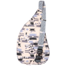 KAVU Polar Rope Sling Crossbody Fleece Polyester Bag - Winter Arcade