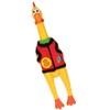 Archie McPhee Multicolor Rubber Emotional Support Chicken Play Figure -