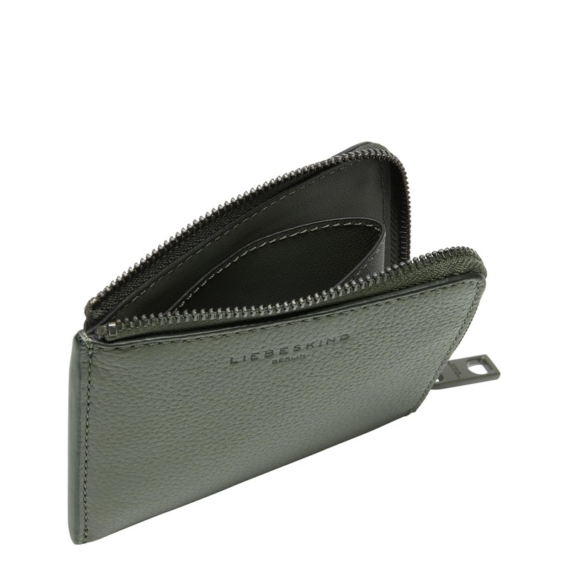 407-Purse XS -LOU SMALL PEBBLE-cypress green