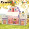 PicassoTiles 60pc Princess Castle Theme Magnet Tile Building Blocks 2