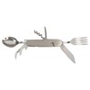 HTS 231A0 6-in-1 Stainless Steel Camping Utensil Multi-Tool (Single)