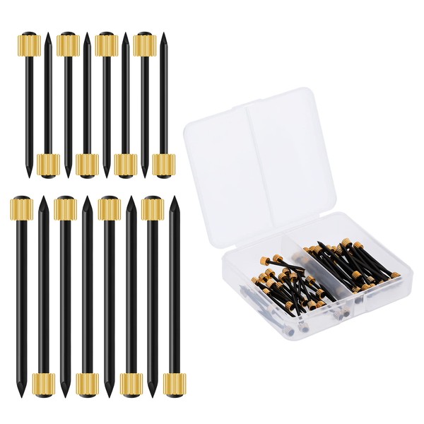 ASTER Pack of 50 Nail Pictures for Hanging, 1.4/1.8 mm Wall Nails for Pictures, Gold Steel Nails, Picture Nails, Brass Head Pins Nails for Photo Frames, Hanging Wall Decorations, Holds up to 5-30 lbs