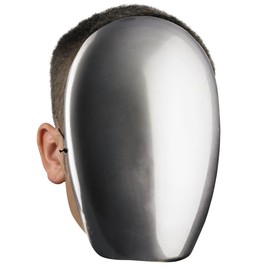 Disguise No Face Chrome Mask Costume Accessory