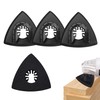 Multi Tool Sanding Pads 4Pcs 80mm Sanding Tools Multitool Triangle