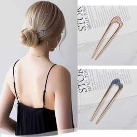 Alloy Binya Hair Stick for Hanbok Decorative Pink 3ea