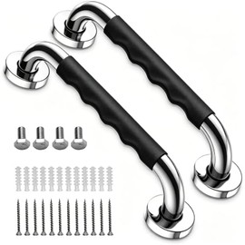 2 Pack 16.93Inch/43cm Grab Bars,304 Stainless Steel Rail Toilet Shower Bars
