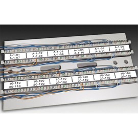 NEOUZA 18487 Compatible for DYMO Rhino Industrial IND Permanent Polyester Label Tape Length 5.5m (18mm, Black on Metallic)