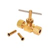 Dial Manufacturing 1732-8402 1/4" Comp Straight Needle Valve