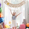 Toyvian Happy Summer Banner Garland Hello Summer Letters Linen Dovetail
