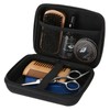 7PCS/Set Portable Men Beard Styling Shaping Cream Oil Brush Comb