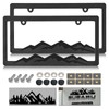 NJNYLLC Mountain License Plate Frames - Plastic Car Tag Holders