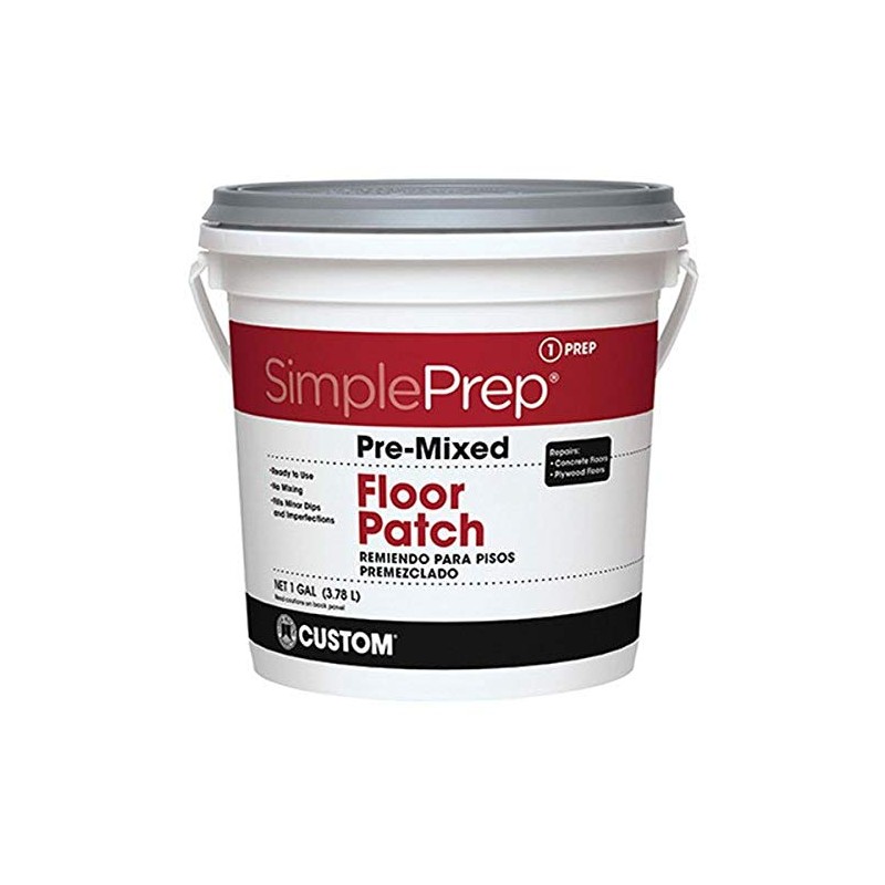 Custom BLDG Products FP1-2 Pre-Mixed Floor Patch, 1 Gal, Gray