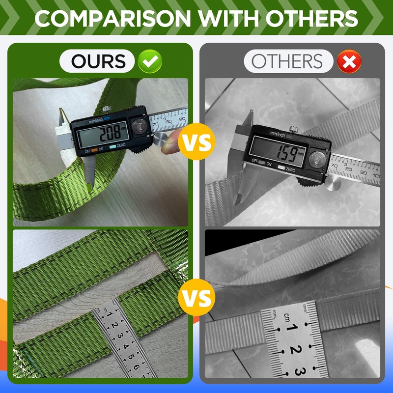 6.56' x 6.56' Heavy-Duty Cargo Lifting Net for Hoisting, Loading