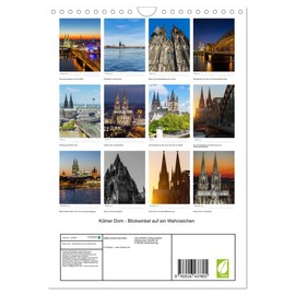 Kölner Dom - Blickwinkel auf ein Wahrzeichen (Wandkalender 2026 DIN A4 hoch), CALVENDO Monatskalender