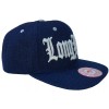 Headchange Long Beach Flat Brim Blue Cap Snap Back Adjustable