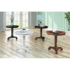Convenience Concepts End Table Coffee Accent Table Round in Wood