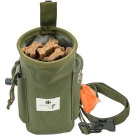 Inspector Tail Bolsa de Golosinas para Perros con Acceso Rápido a Premios, Juguetes y Dispensador de Bolsas de Excrementos Integrado